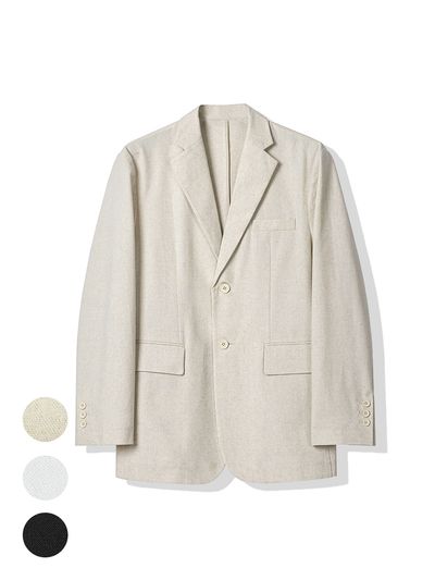 AVANDRESS French Linen Single Blazer