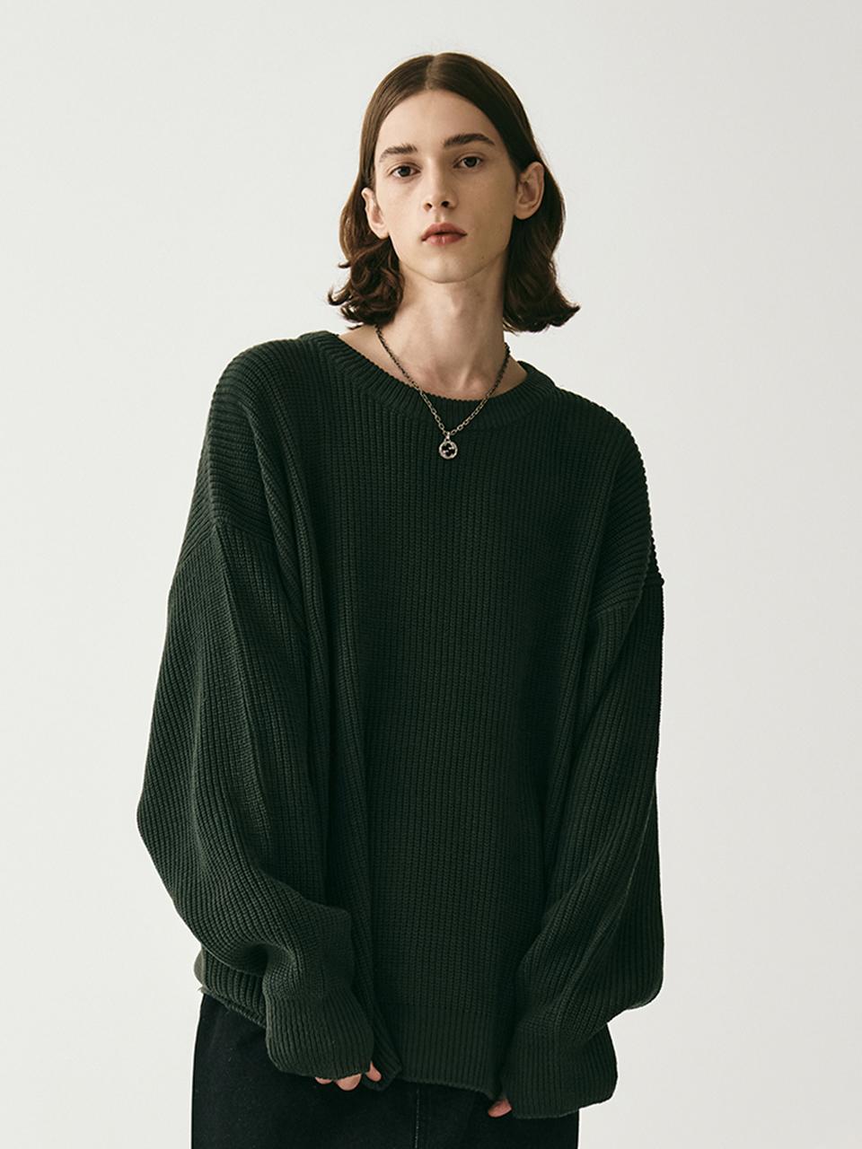 AVANDRESS Honeycomb Stitch Finger Hole Warmer Sweater- 4COL