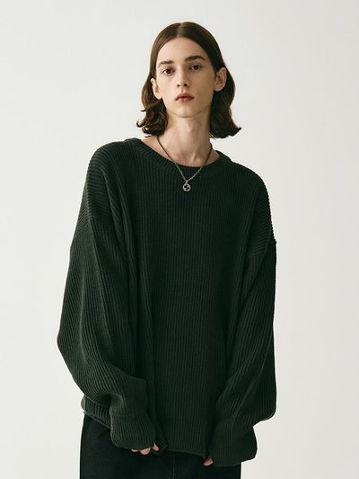 AVANDRESS Honeycomb Stitch Finger Hole Warmer Sweater- 4COL