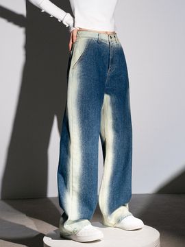 AVANDRESS Side-line Wide Pants_Indigo