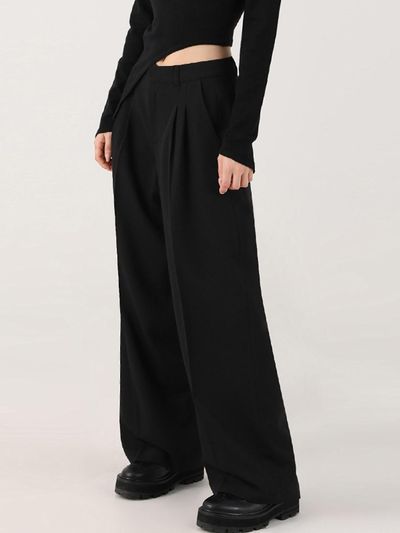 AVANDRESS Smart Tuck Trousers  - 2COL