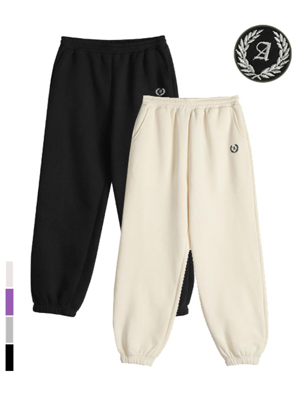 AVANDRESS Unisex Laurel Logo Cotton Blend Sweatpants