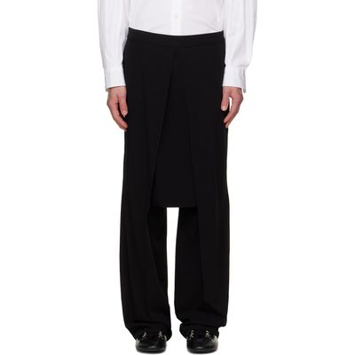 AVAVAV AVAVAV Black Petronella Overlay Skirt Suit Trousers