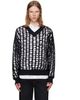 AVAVAV AVAVAV Black Samuel Cut-Out Knit Sweater - 1