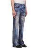 AVAVAV AVAVAV Blue Paris Printed Velour Trousers - 2