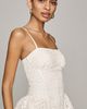 Avec Les Filles 100% Cotton Basque-Waist Mini Dress - 2