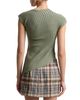 Avec Les Filles Avec Les Filles Asymmetric Ribbed Top - 3