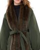 Avec Les Filles Avec Les Filles Balloon Belted Puffer Jacket Dark Forest/Mink - 1