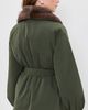 Avec Les Filles Avec Les Filles Balloon Belted Puffer Jacket Dark Forest/Mink - 3