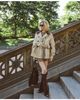 Avec Les Filles Avec Les Filles Blouson Peplum Short Trench Jacket - 2