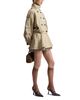 Avec Les Filles Avec Les Filles Blouson Peplum Short Trench Jacket - 4