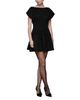 Avec Les Filles Avec Les Filles Boat Neck Drop Waist Mini Dress - 2