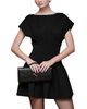 Avec Les Filles Avec Les Filles Boat Neck Drop Waist Mini Dress - 3