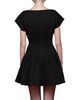 Avec Les Filles Avec Les Filles Boat Neck Drop Waist Mini Dress - 4