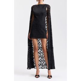 Avec Les Filles Avec Les Filles Cape Detail Minidress