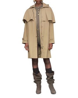 Avec Les Filles Avec Les Filles Cape Rain Coat