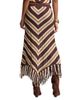 Avec Les Filles Avec Les Filles Chevron Crochet Maxi Skirt - 3