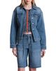 Avec Les Filles Avec Les Filles Cinched Back Denim Trucker Jacket - 6