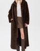 Avec Les Filles Avec Les Filles Combo Body Long Coat Cafe Noir - 2