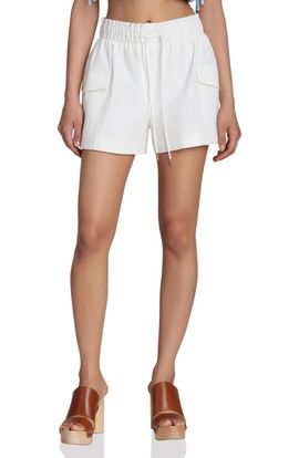 Avec Les Filles Avec Les Filles Cotton Blend Cargo Shorts