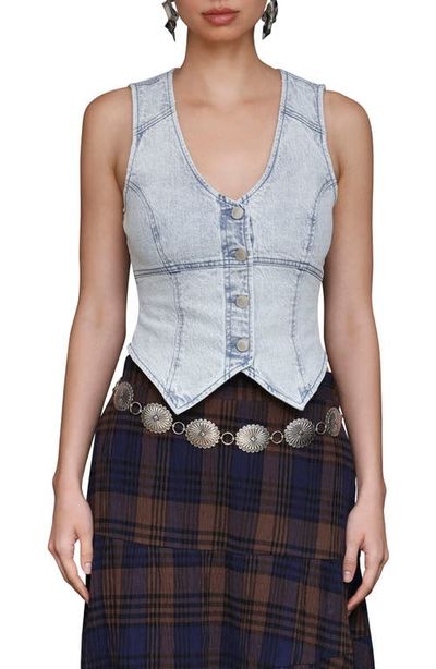 Avec Les Filles Avec Les Filles Denim Vest