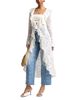 Avec Les Filles Avec Les Filles Distressed High Rise Wide Leg Belted Jeans in Martin Wash - 6