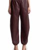 Avec Les Filles Avec Les Filles Elastic Waist Faux Leather Balloon Pants - 1