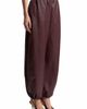 Avec Les Filles Avec Les Filles Elastic Waist Faux Leather Balloon Pants - 3