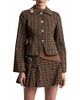 Avec Les Filles Avec Les Filles Embellished Collar Bell Sleeve Jacket - 1