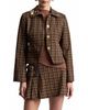 Avec Les Filles Avec Les Filles Embellished Collar Bell Sleeve Jacket - 5