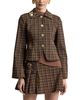 Avec Les Filles Avec Les Filles Embellished Collar Bell Sleeve Jacket - 6