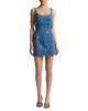 Avec Les Filles Avec Les Filles Embellished Denim Mini Dress - 4