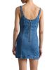 Avec Les Filles Avec Les Filles Embellished Denim Mini Dress - 6