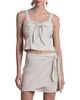 Avec Les Filles Avec Les Filles Embroidered Tie Front Top - 1