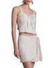 Avec Les Filles Avec Les Filles Embroidered Tie Front Top - 6