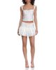Avec Les Filles Avec Les Filles Embroidered Tiered Mini Skirt - 3