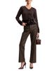 Avec Les Filles Avec Les Filles Faux Fur-Trim Cardigan Sweater - 2