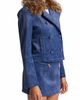 Avec Les Filles Avec Les Filles Faux Fur Collar Double Breasted Jacket - 3