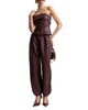 Avec Les Filles Avec Les Filles Faux Leather Balloon Pants - 2