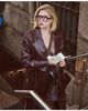 Avec Les Filles Avec Les Filles Faux Leather Belted Maxi Trench Coat - 3
