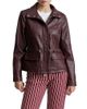 Avec Les Filles Avec Les Filles Faux Leather Drawstring Waist Jacket - 1