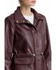 Avec Les Filles Avec Les Filles Faux Leather Drawstring Waist Jacket - 6