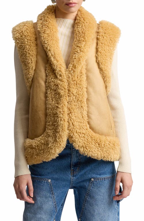 Avec Les Filles Avec Les Filles Faux Shearling Vest