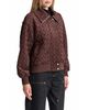 Avec Les Filles Avec Les Filles Faux Suede Down Bomber Jacket - 5