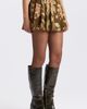 Avec Les Filles Avec Les Filles Floral Brocade Pleated Skort - 3