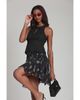 Avec Les Filles Avec Les Filles Floral Chiffon Bias Ruffle Mini Skirt - 2