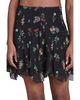 Avec Les Filles Avec Les Filles Floral Chiffon Bias Ruffle Mini Skirt - 6