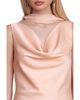 Avec Les Filles Avec Les Filles Floral Satin Scarf Tie Mini Dress - 3
