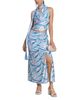 Avec Les Filles Avec Les Filles Front Slit Ruched Skirt - 2