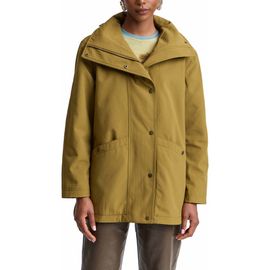 Avec Les Filles Avec Les Filles Funnel Neck Hood Rain Jacket